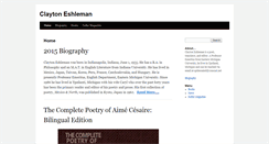 Desktop Screenshot of claytoneshleman.com